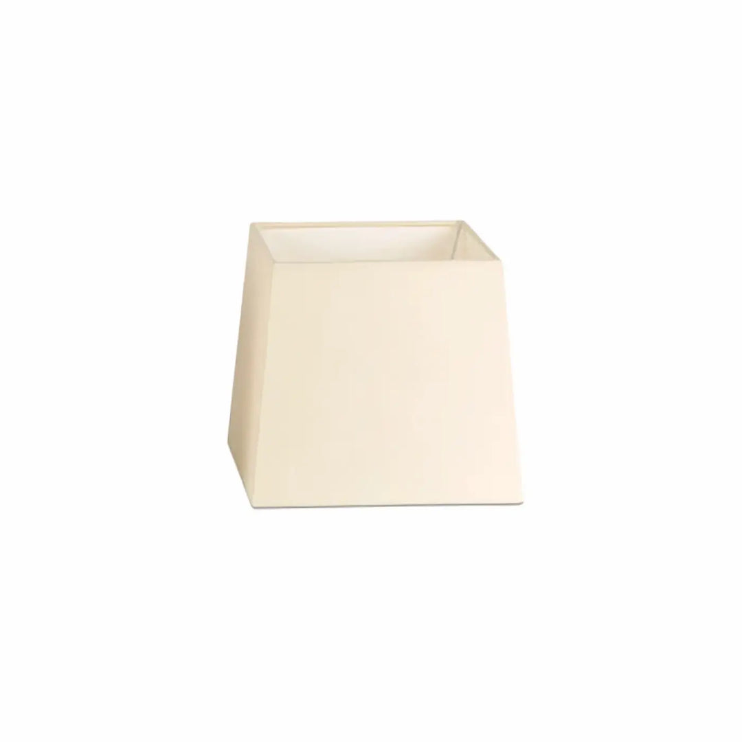 Abat-jour textile 19 × 16 cm, H 17 cm beige de Faro Barcelona