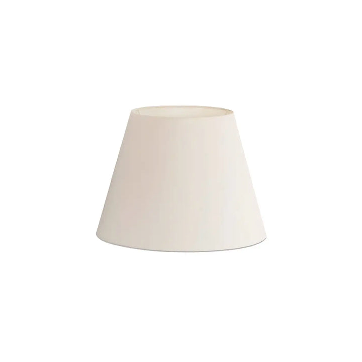 Abat-jour textile Ø 22 / 13 cm, H 16 cm blanc de Faro Barcelona