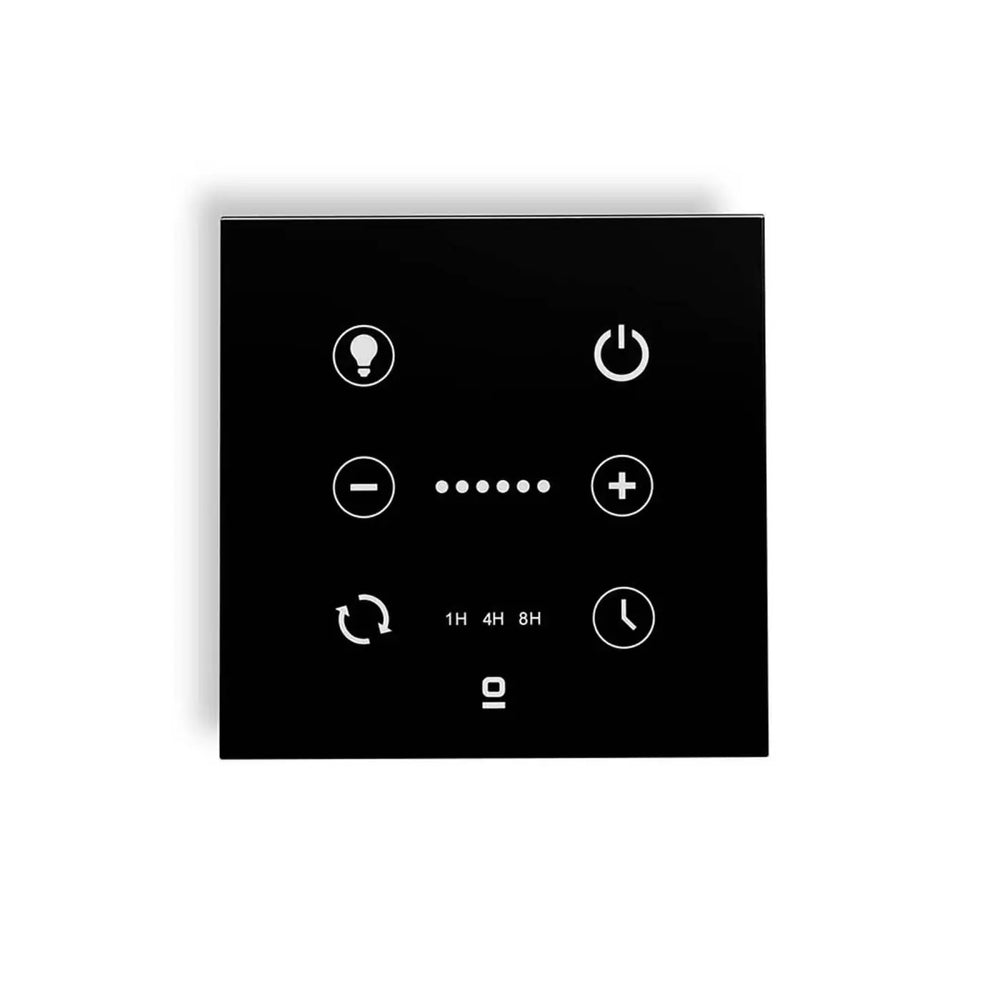 Contrôleur mural tactile noir pour ventilateur de Faro Barcelona