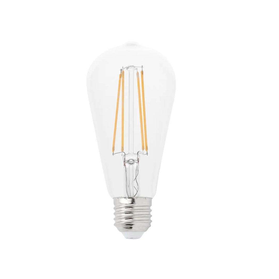 Ampoule filament E27 Classique de Faro Barcelona, Décorative ST64, Transparente 4 W 2700 K