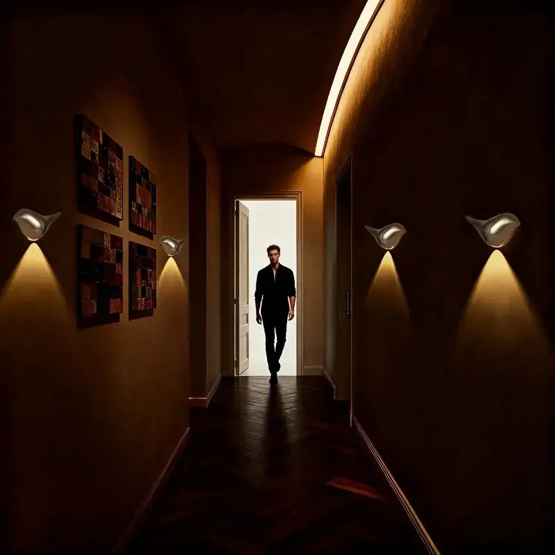 Applique design oiseau luminaire décoratif moderne led