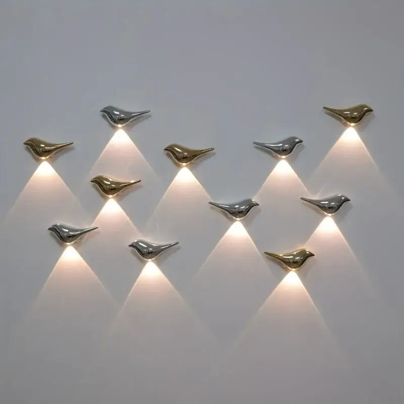 Applique design oiseau luminaire décoratif moderne led