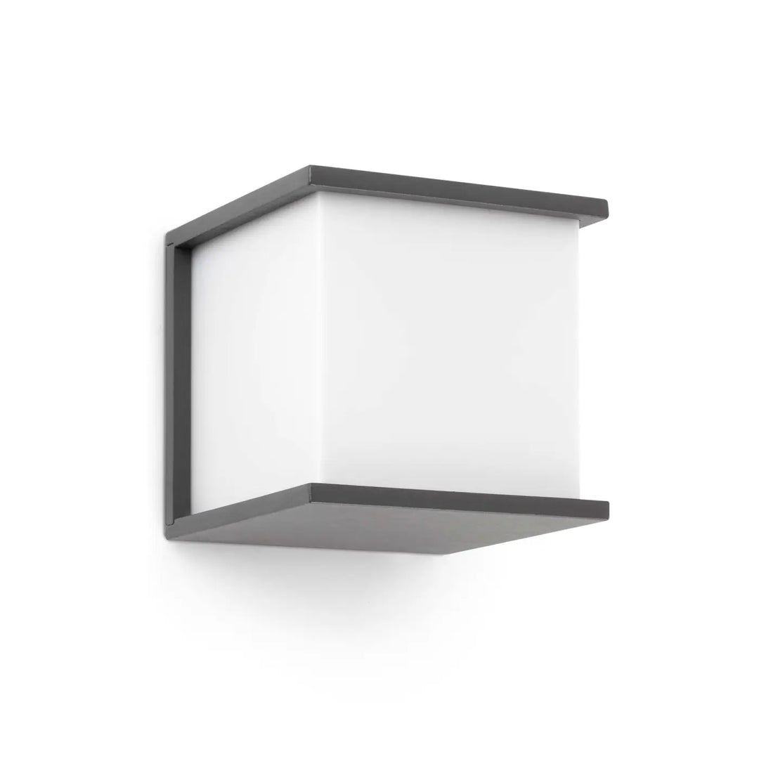Applique d'extérieur Kubick gris foncé de Faro Barcelona