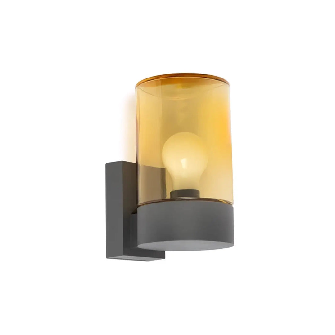 Applique extérieure Kila verre ambre de Faro Barcelona