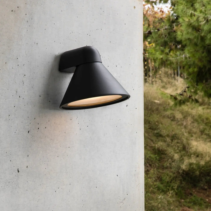 Applique Pals gris foncé dans un extérieur