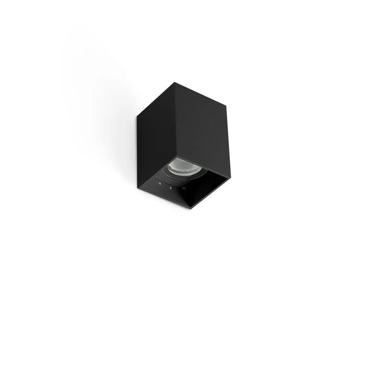 Applique extérieure Kov carrée 1 lumière noire de Faro Barcelona
