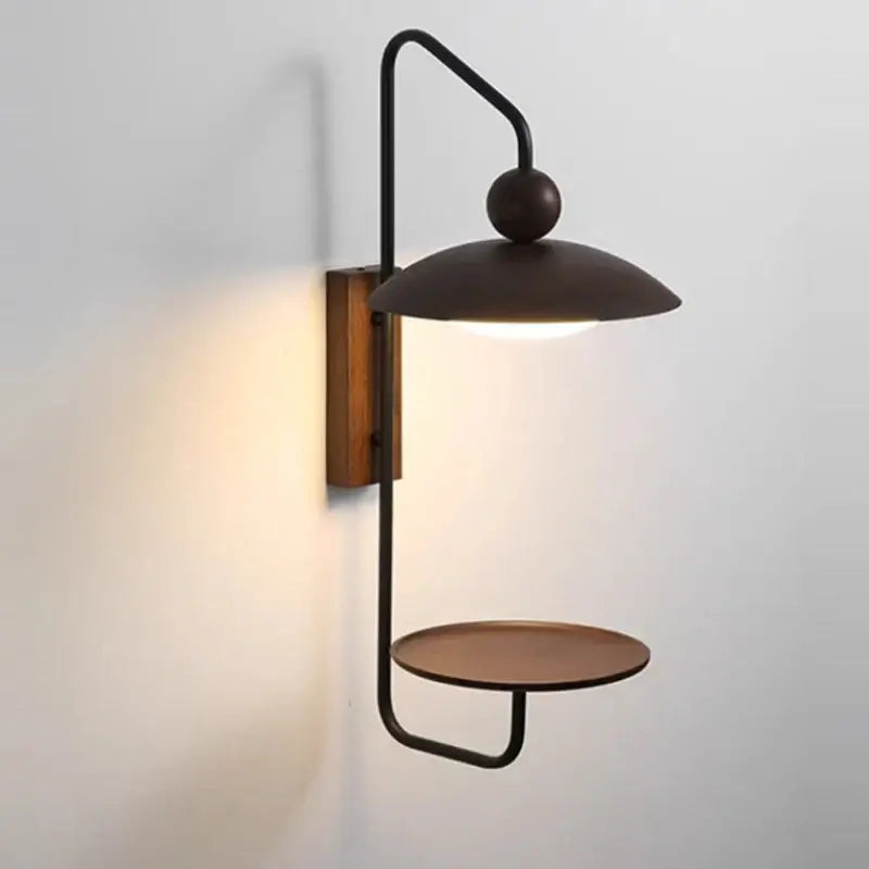 Applique led murale bois métal style scandinave élégant