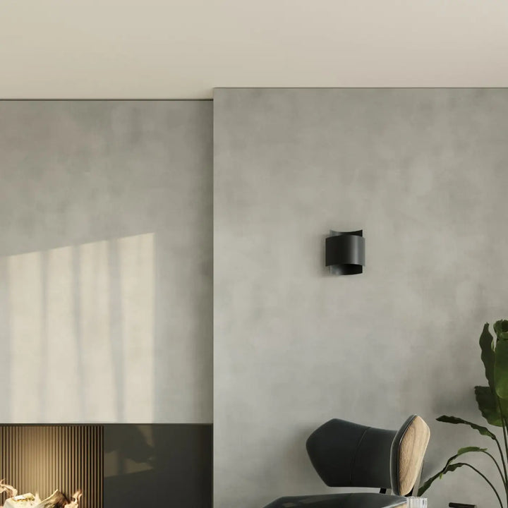 Applique murale noir dans un intérieur contemporain