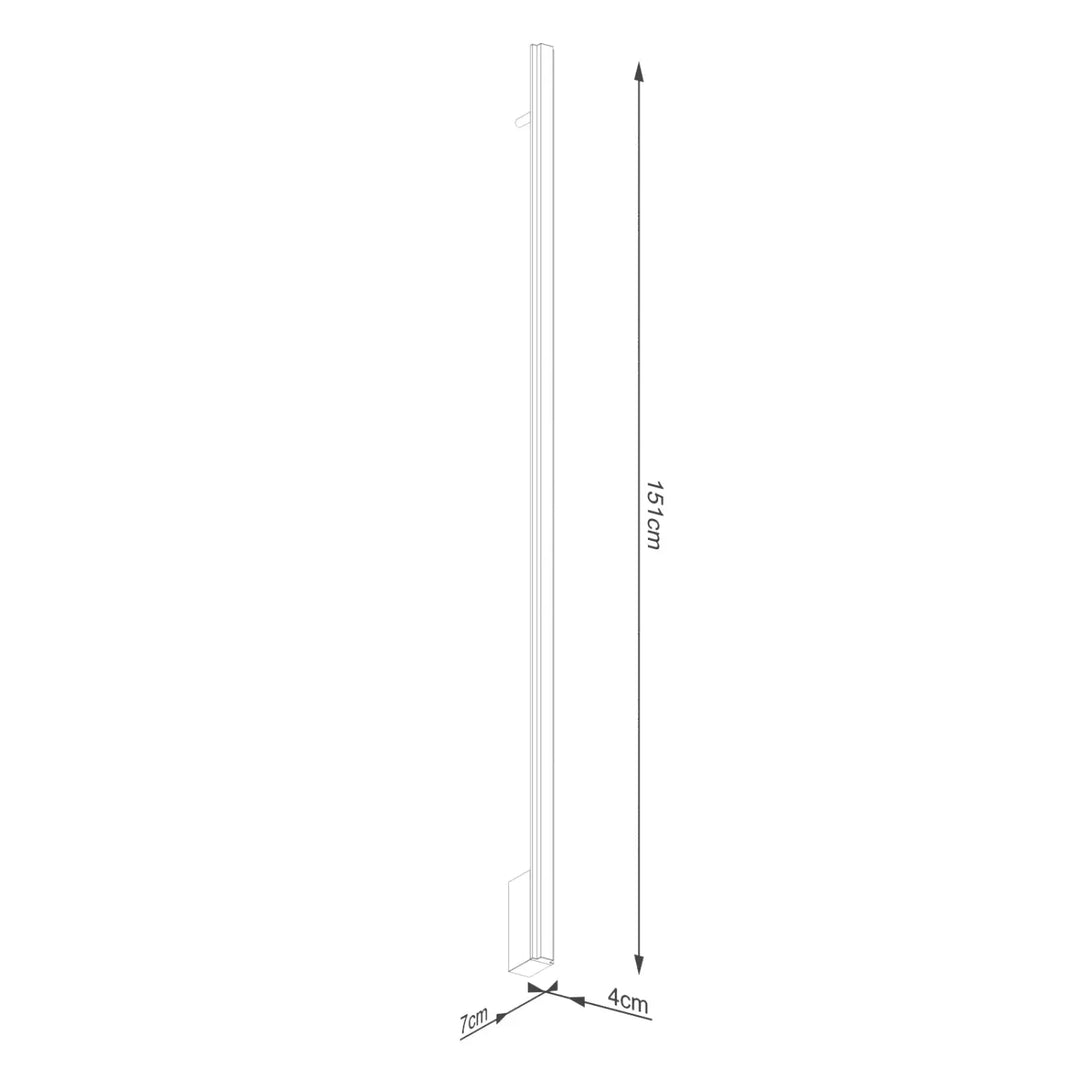 LAGOM 150 beige LED wall light 4000K