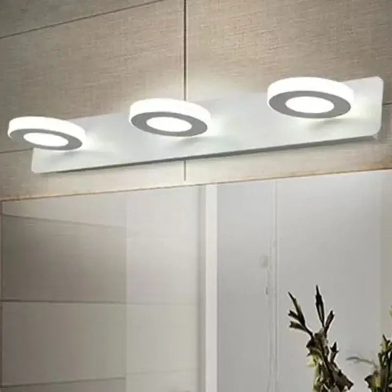 Applique Murale Blanche Pour Miroir De Salle De Bain