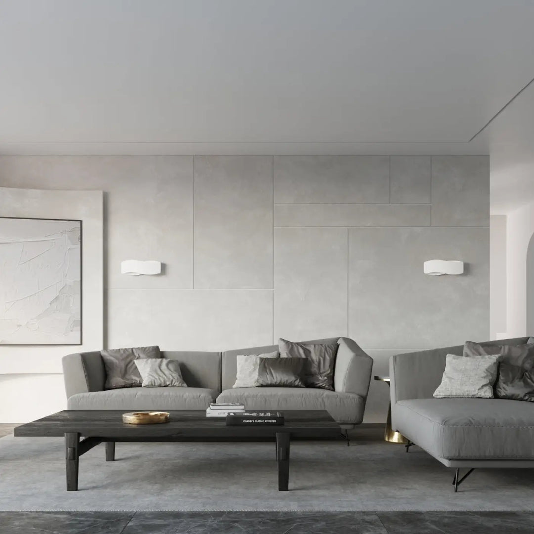 Applique murale tila 30 blanc avec design original et luminaire intemporel complément idéal pour intérieur moderne