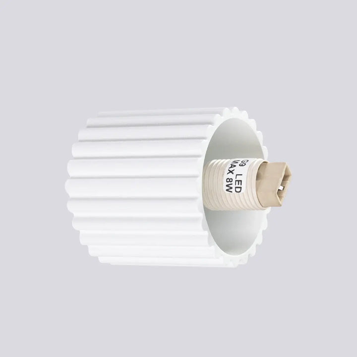 Lampe halo applique murale ip44 blanc avec forme unique sphère laiteuse et lumière led intégrée 8w max
