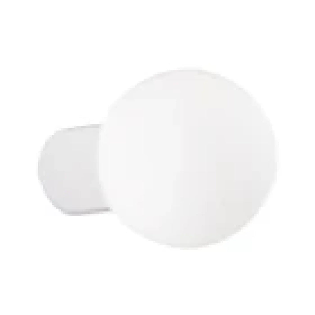 Applique murale ip44 lampe halo en forme unique de sphère laiteuse blanche adaptée pour usage intérieur et extérieur