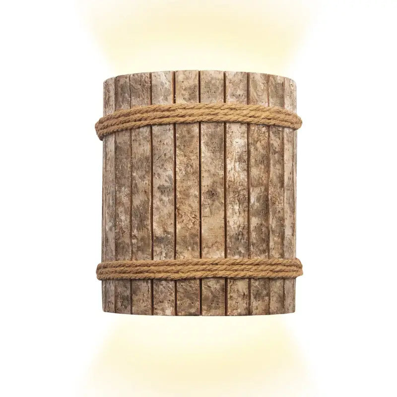 Applique murale style bohème en fibres naturelles rotin tressé