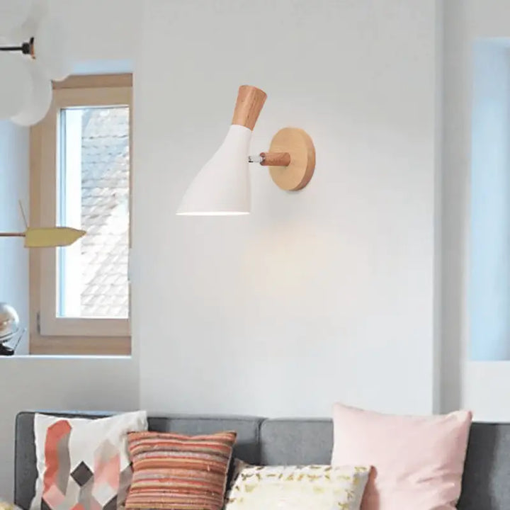 Applique Murale Bois Flotté Gris Forme Fleur