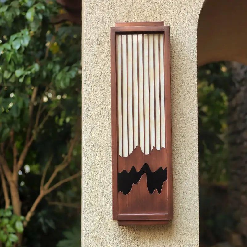 Applique Murale Bois Fait Maison Marron Style Montagne