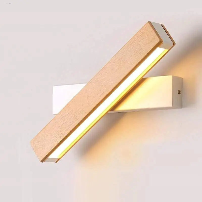 Applique Murale Bois Métal à Design Incliné