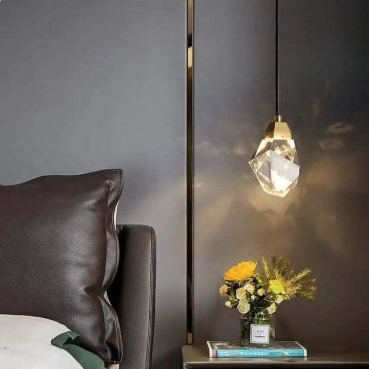 Applique Murale Chambre Moderne Cristal Doré