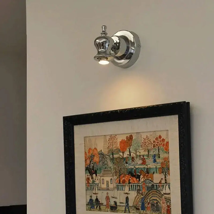 Applique murale chrome d'éclairage de tableaux

