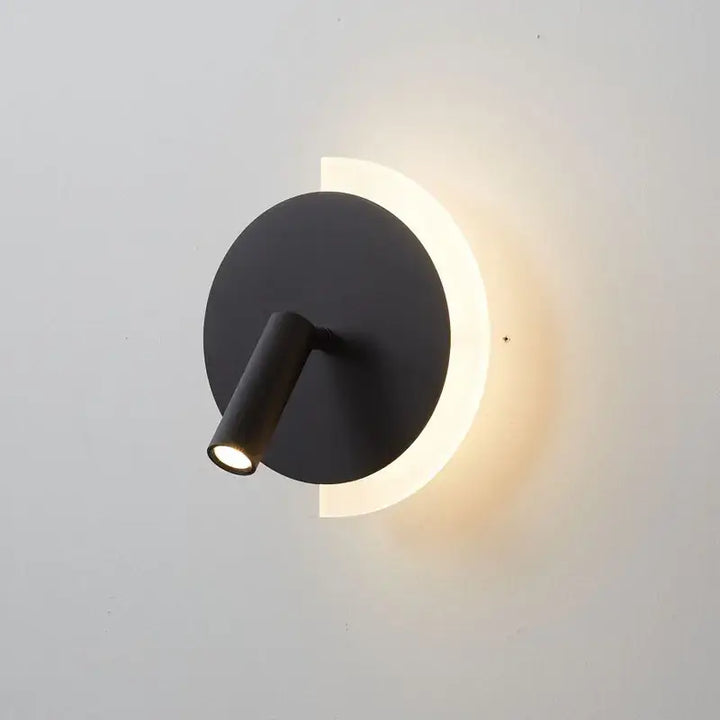 Applique murale circulaire à LED en orange, vert, noir ou blanc


