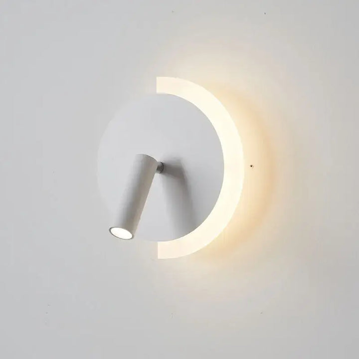 Applique murale circulaire à LED en orange, vert, noir ou blanc

