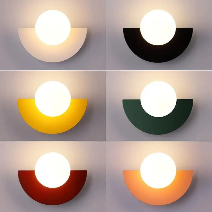 Applique Murale Couleur Design Minimaliste