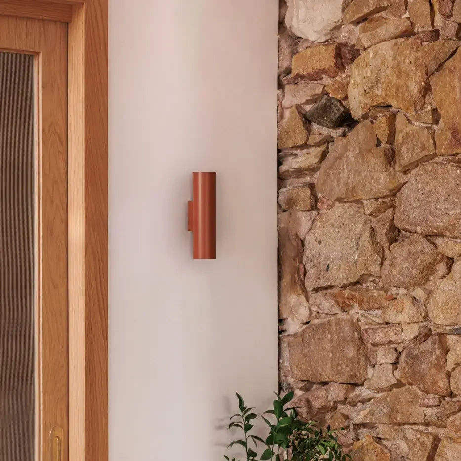 Applique Stan terracotta 2 spots dans un intérieur