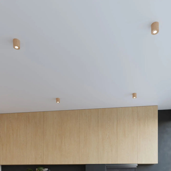 Applique Murale bois naturel dans un intérieur contemporain