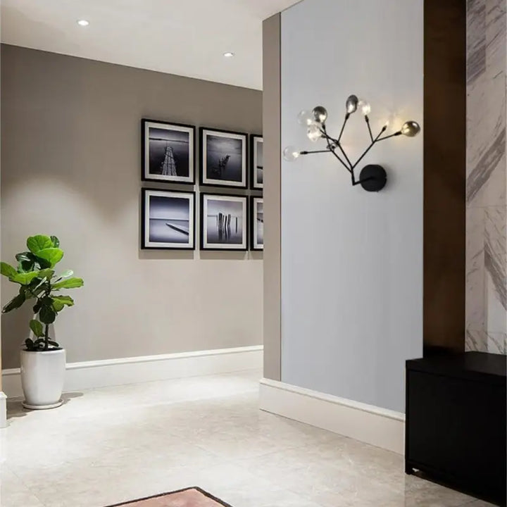 Applique Murale Décorative En Verre Design Branches