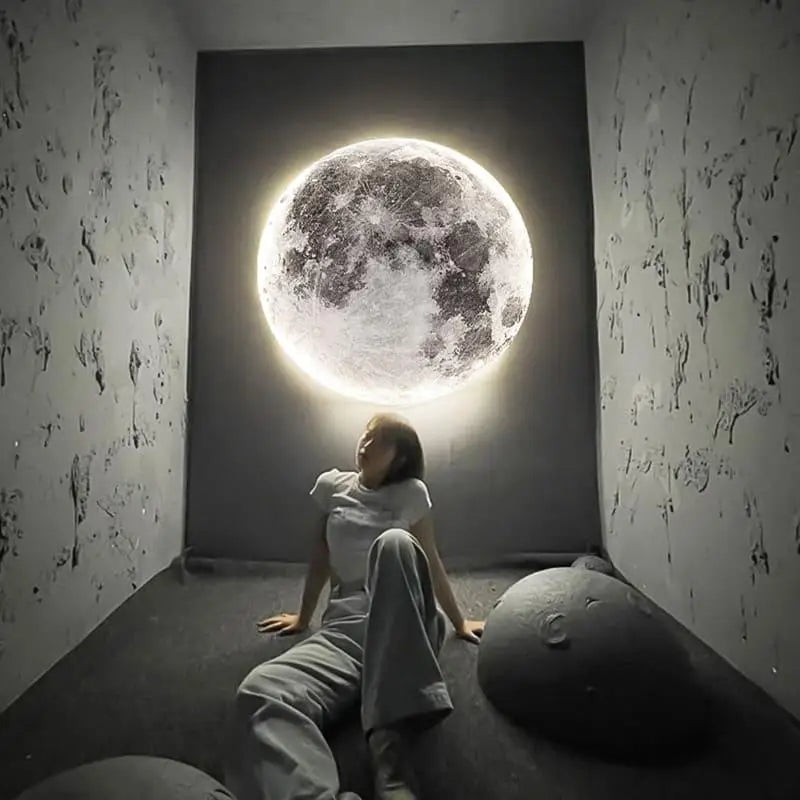Applique Murale Demi Lune Style Minimaliste Blanc