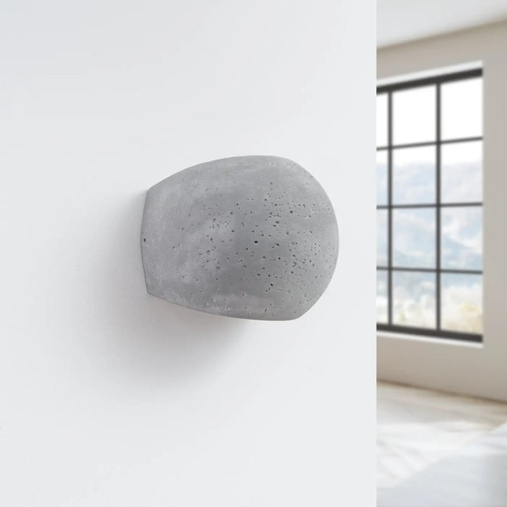 Applique Murale gris éteinte, vue rapprochée