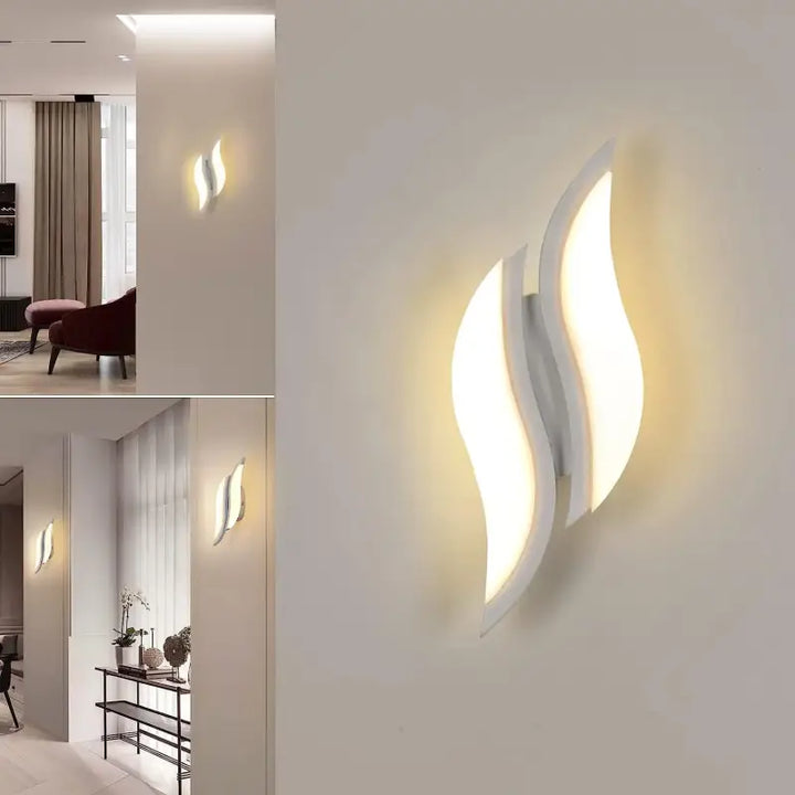 Applique murale design contemporain led blanc élégant