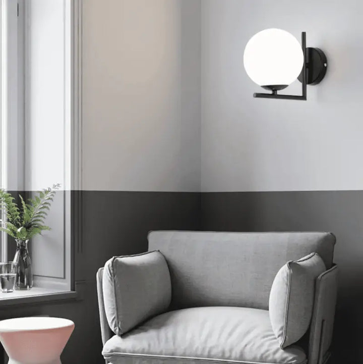 Applique Murale Design Led Bras En L Inversé Laiton