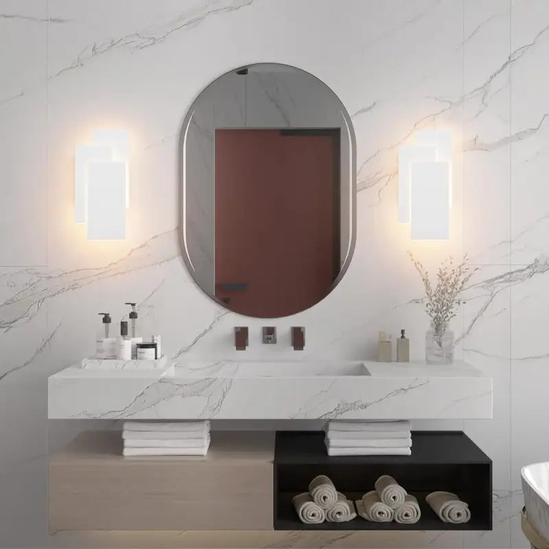 Applique murale design minimaliste en forme de rectangle moderne