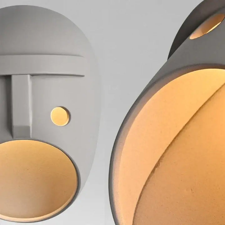 Applique murale design moderne grise décorative élégante