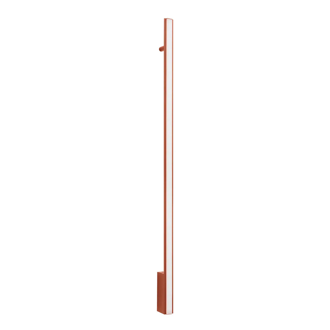 LAGOM 120 wall light, ochre red, LED 3000K