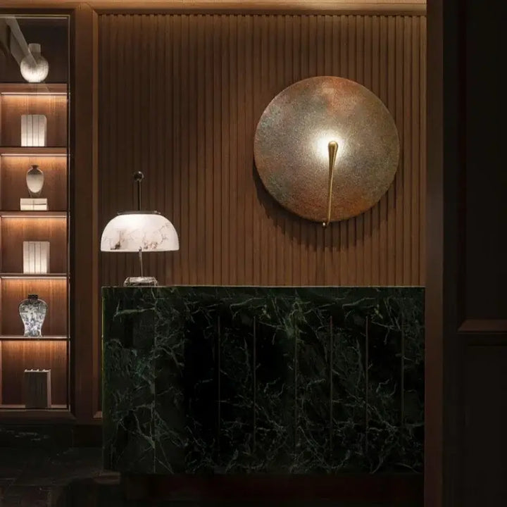 Applique murale disque rétro pour chambre à coucher vintage