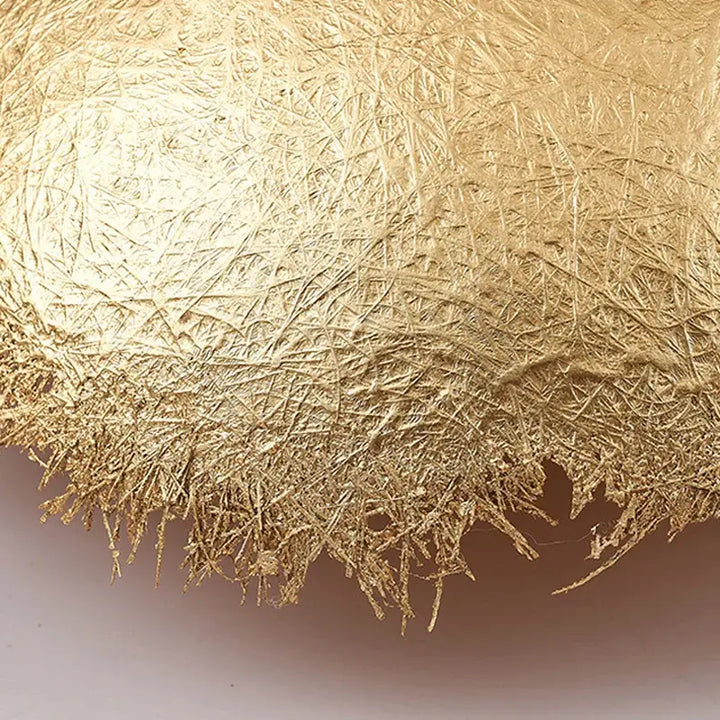 Applique Murale Dorée Design Organique Et Lumineux

