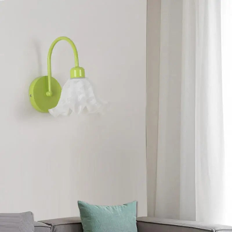 Applique Murale En Forme De Fleur Blanche