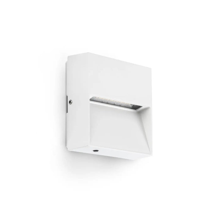 Applique d'extérieur Dune blanche carrée de Faro Barcelona