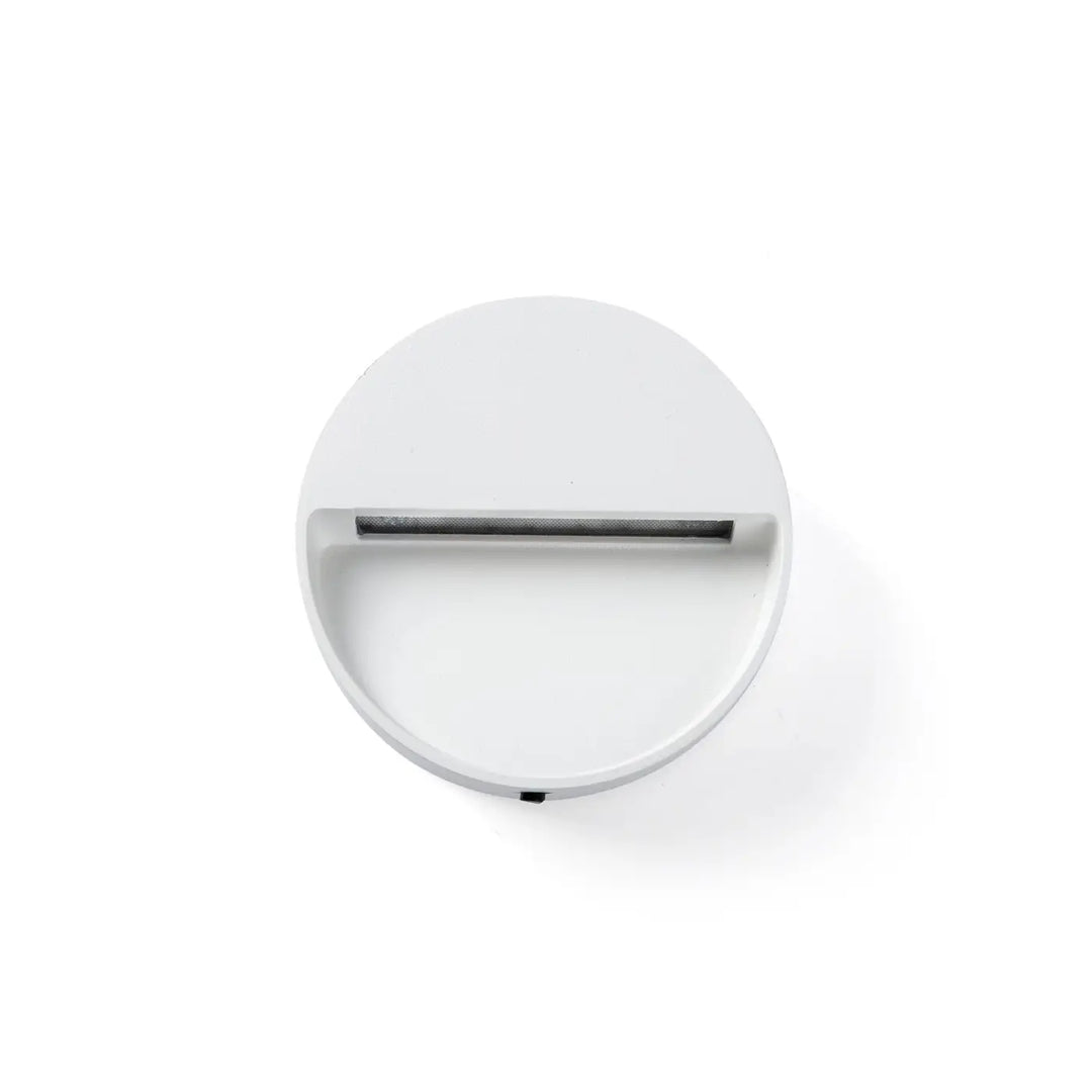 Détail de l'applique Dune ronde blanche