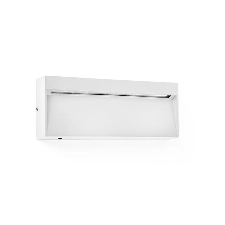 Applique d'extérieur Dune blanche rectangulaire de Faro Barcelona