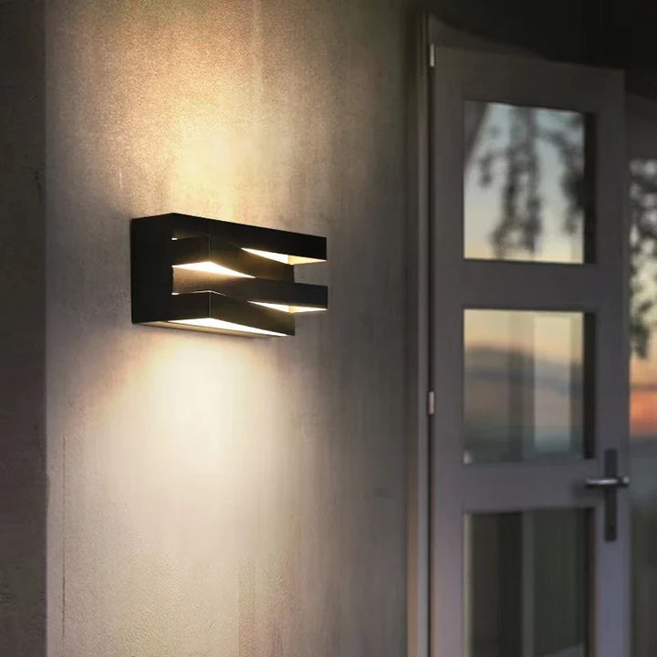 Applique murale exterieur LED superposé


