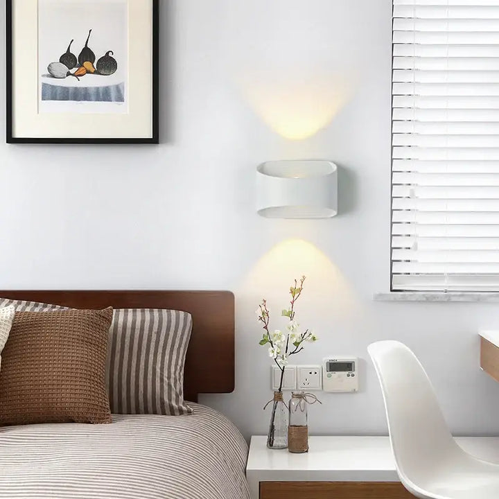 Applique Murale Extérieur Rectangulaire En Aluminium