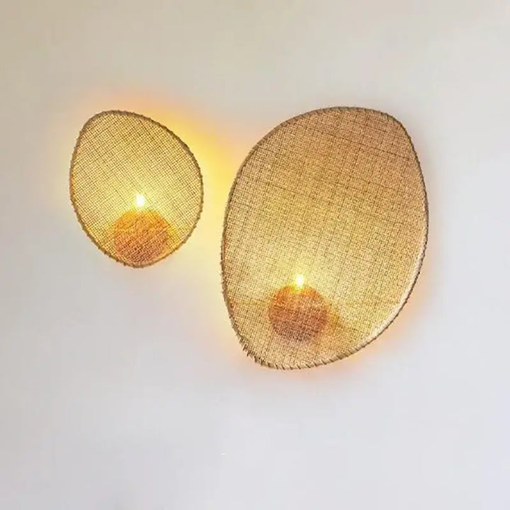 Applique murale naturelle design bohème beige style chic