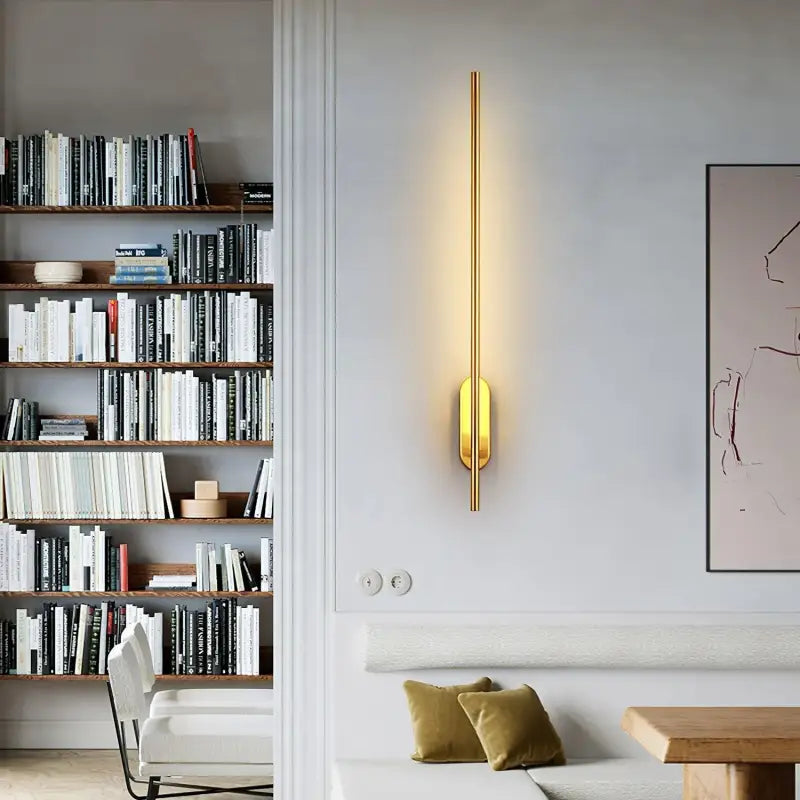 Applique Murale Salon Design Vertical Barre Fine