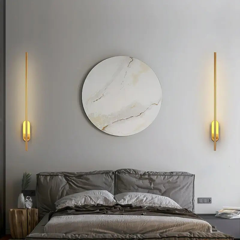 Applique Murale Salon Design Vertical Barre Fine