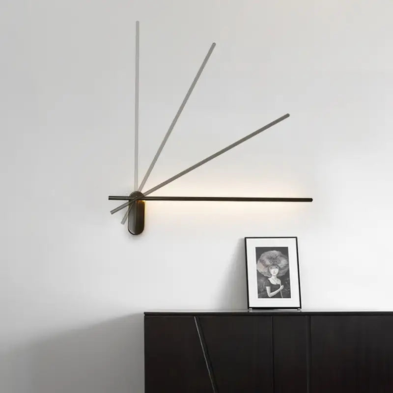 Applique Murale Salon Design Vertical Barre Fine