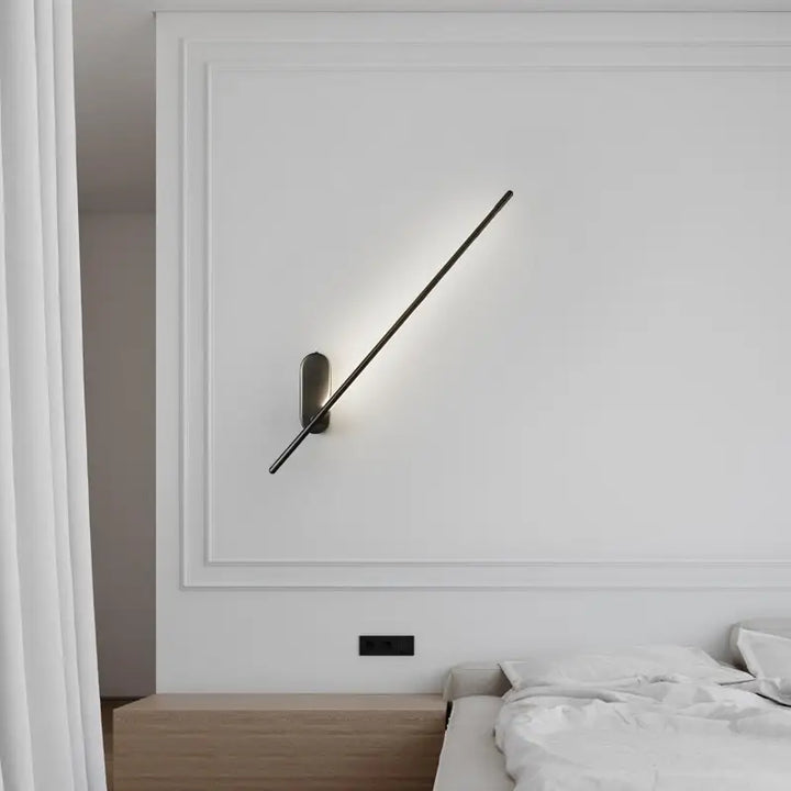 Applique Murale Salon Design Vertical Barre Fine
