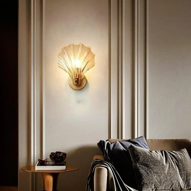 Applique Murale Forme Coquillage Blanche